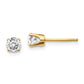 14ky .60ct. I2 K L Diamond Stud Push on Post Earrings