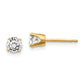 14y .70ct. I1 J K Diamond Stud Push on Post Earrings