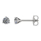 1/4 CTW Diamond Friction Post Stud Earrings