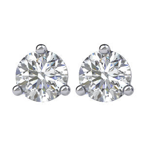 1/4 CTW Diamond Friction Post Stud Earrings