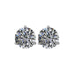 2 CTW Diamond Cocktail-Style Friction Post Stud Earrings