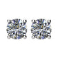 1/3 CTW Diamond Friction Post Earrings in 14kt White Gold