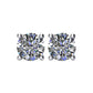 2 CTW Diamond Threaded Post Stud Earrings