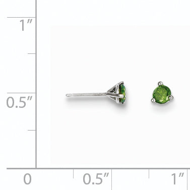 14k .25ct Green Diamond Stud Earrings