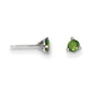 14k .25ct Green Diamond Stud Earrings