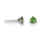 14k .33ct Green Diamond Stud Earrings