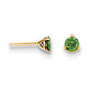 14k .50ct. Green Diamond Stud Earrings