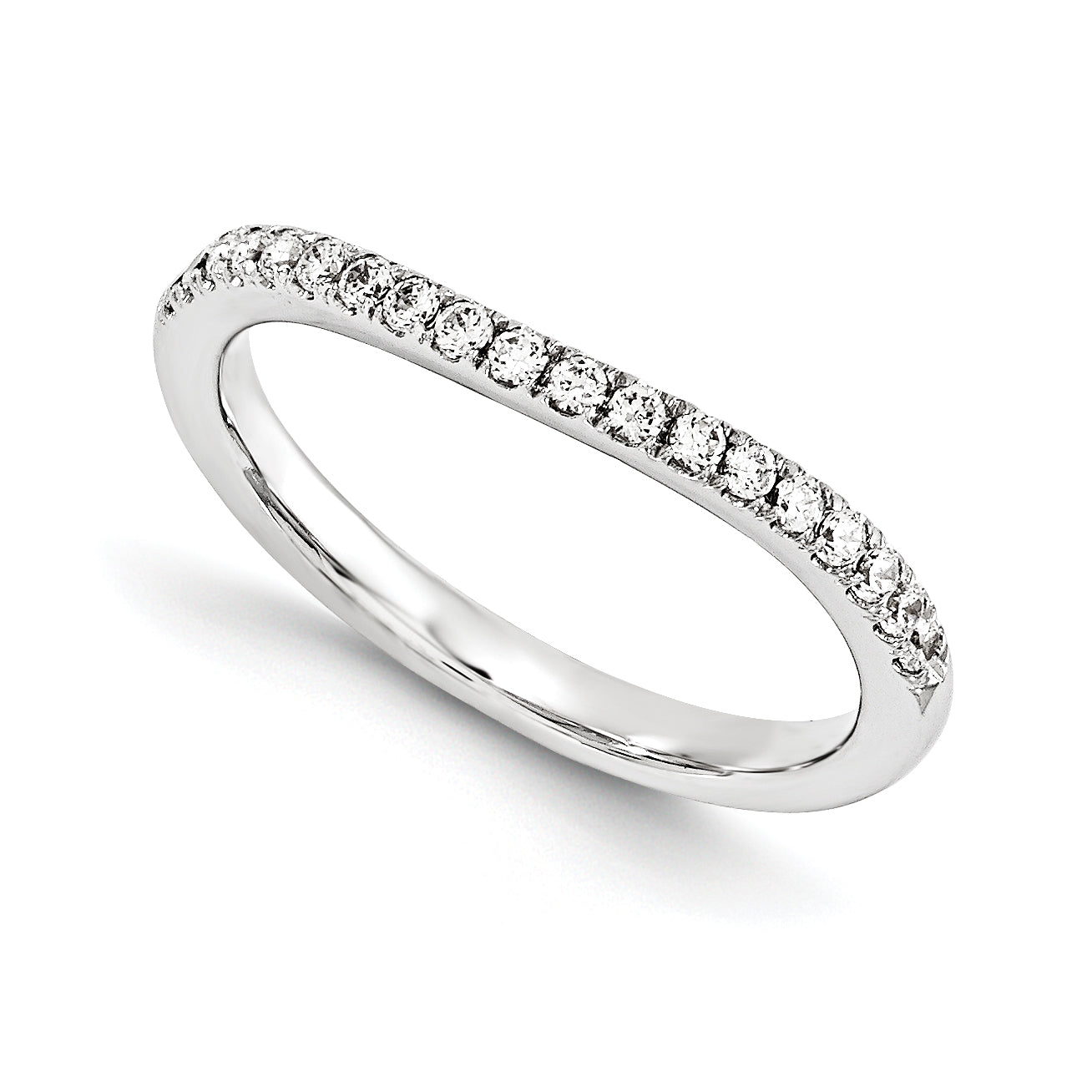 14KW AA Diamond Wedding Band
