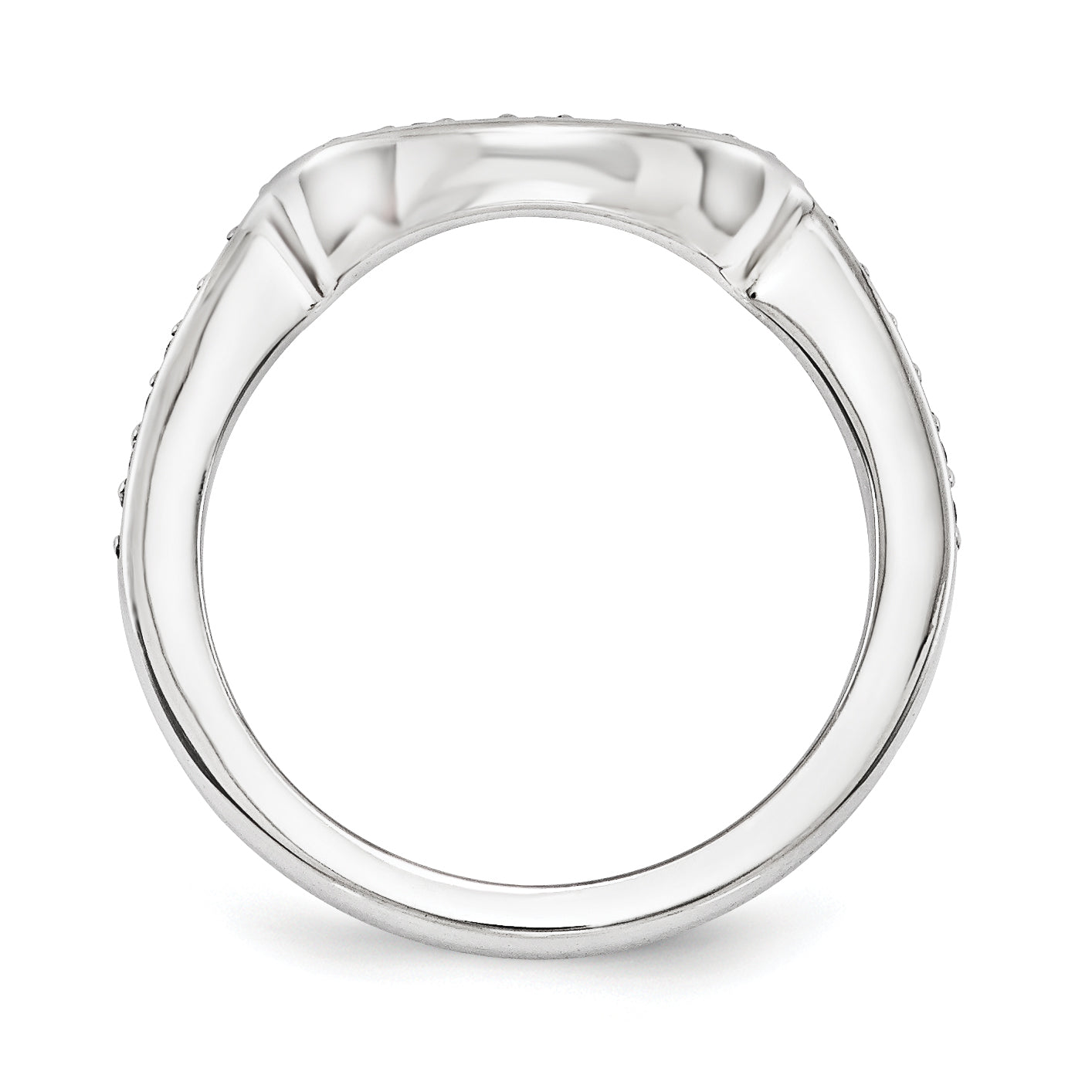 14KW AA Diamond Wedding Band