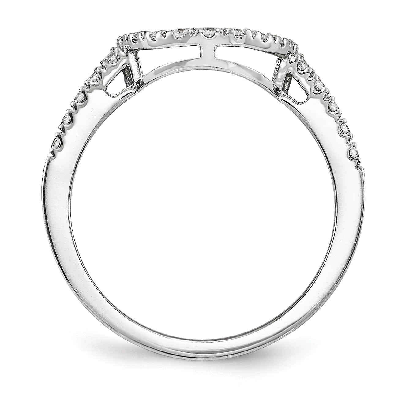14KW AAA Diamond Wedding Band