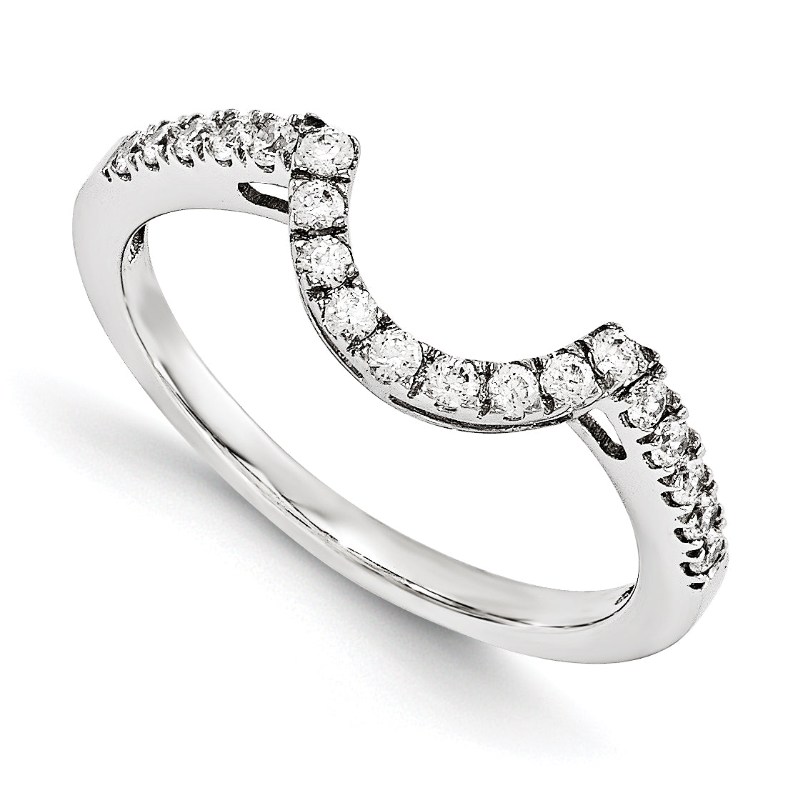 14KW AAA Diamond Wedding Band