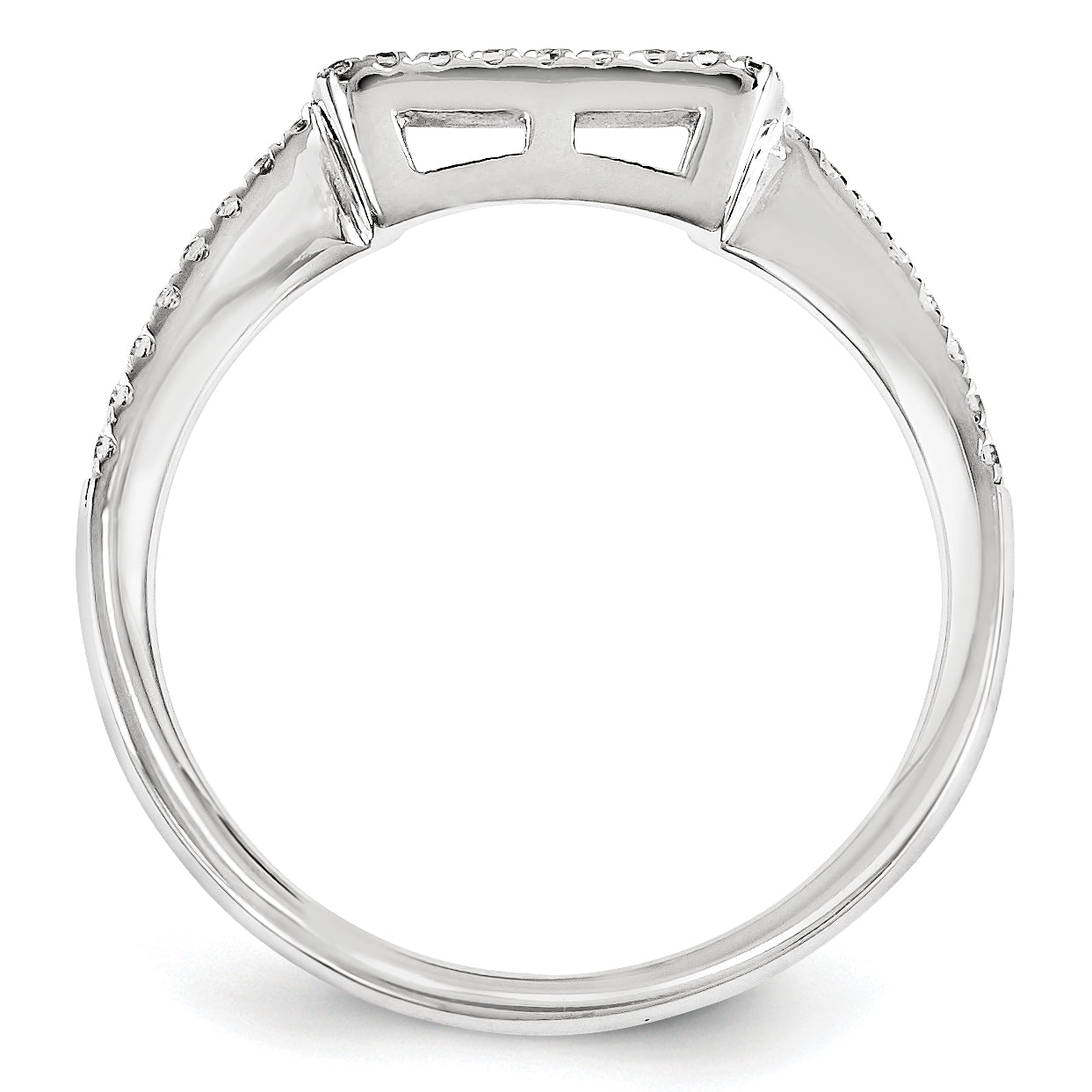 14kw Diamond Band