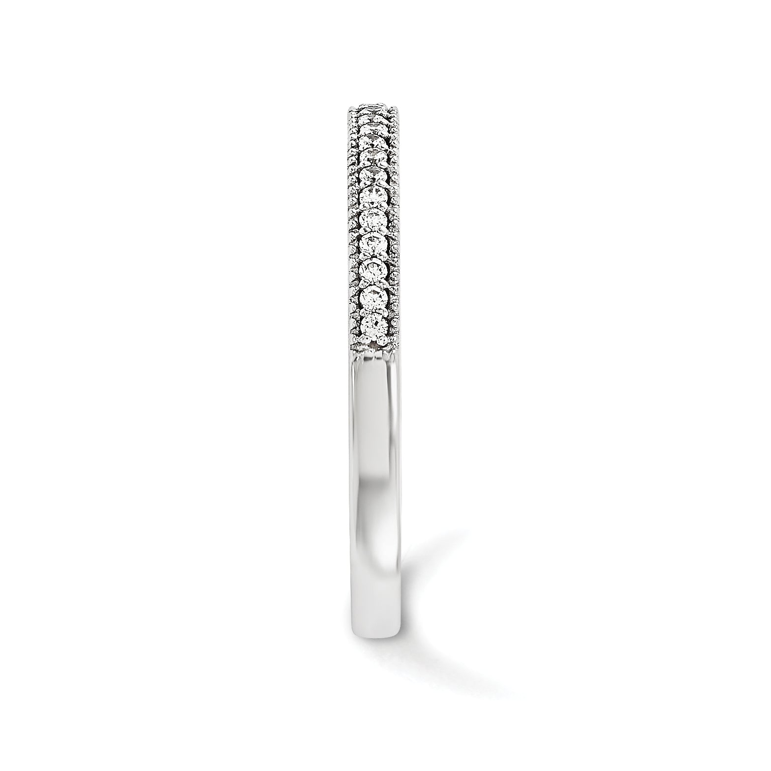 14KW AAA Diamond Wedding Band