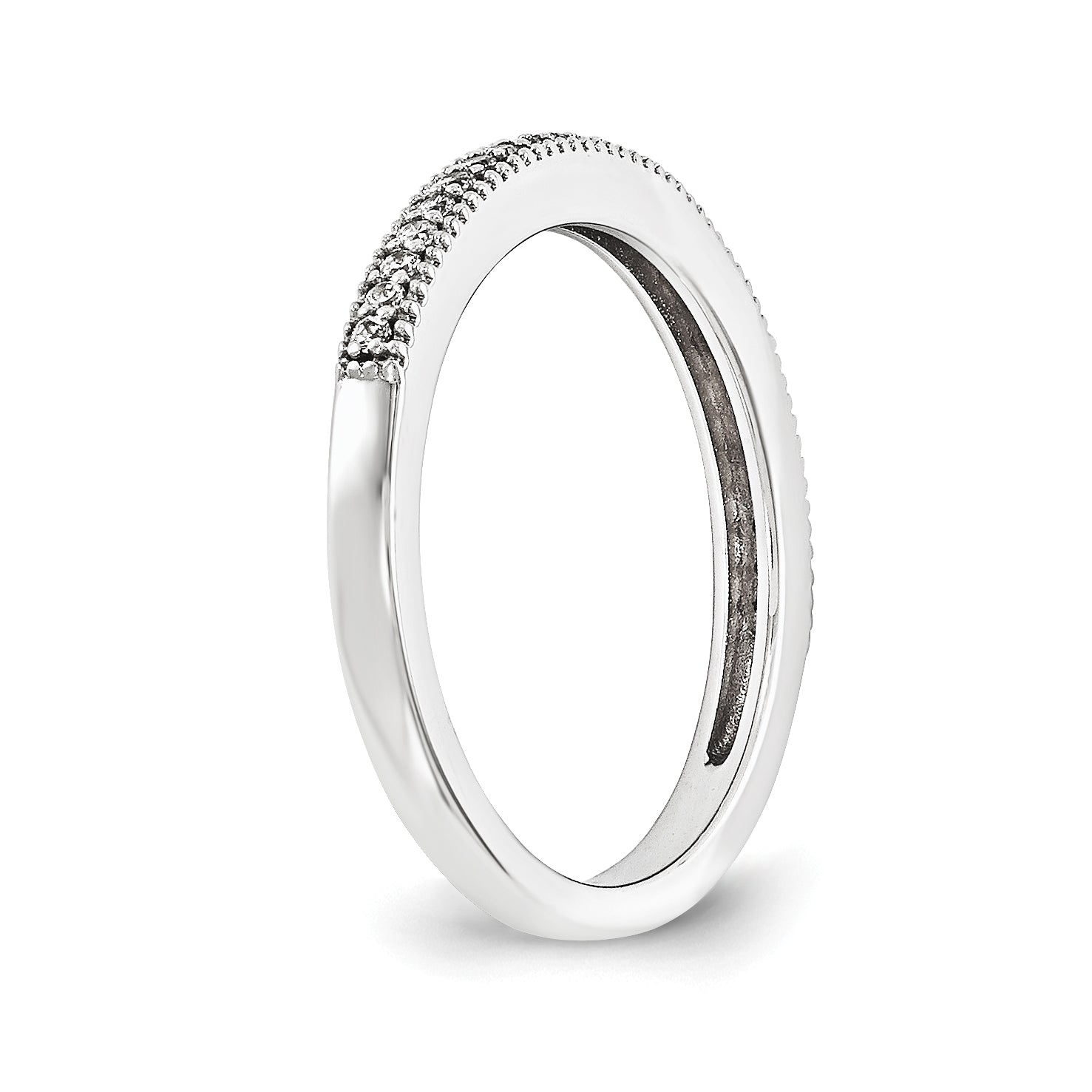 14KW AAA Diamond Wedding Band