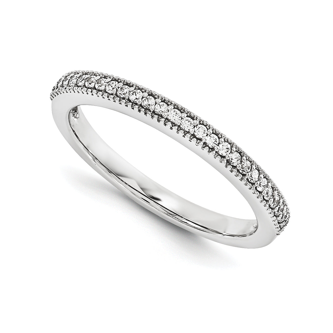 14KW AAA Diamond Wedding Band