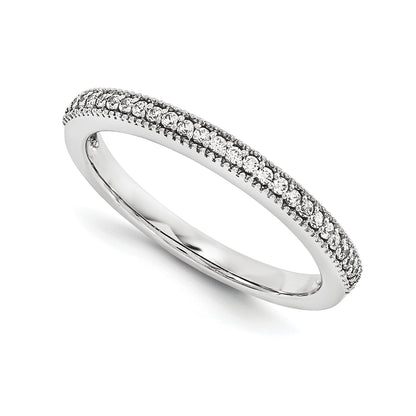14KW AAA Diamond Wedding Band