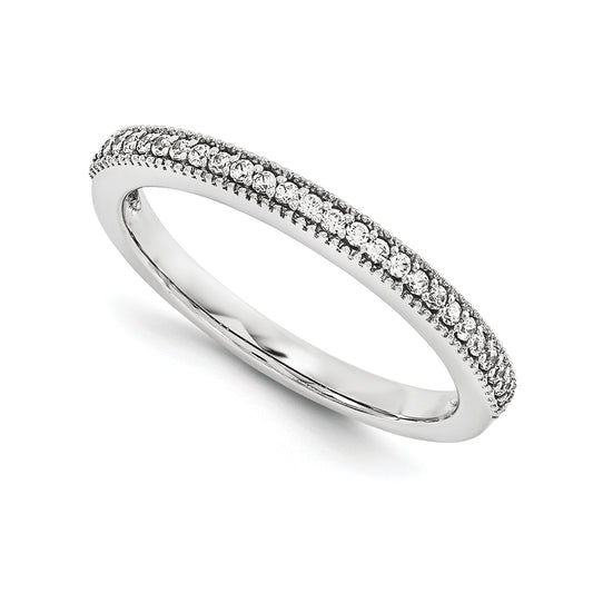 14KW AAA Diamond Wedding Band