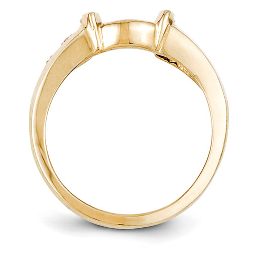 14k AAA Diamond Wrap