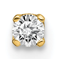 14k Single Stud Diamond Earring