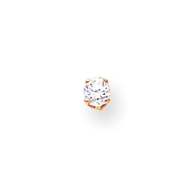 14k Single Stud Diamond Earring