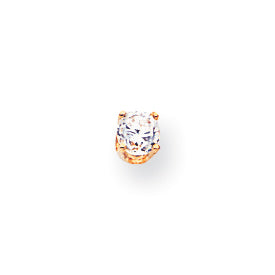 14k Single Stud Diamond Earring