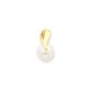 14k Yellow Gold Diamond Pearl Pendant