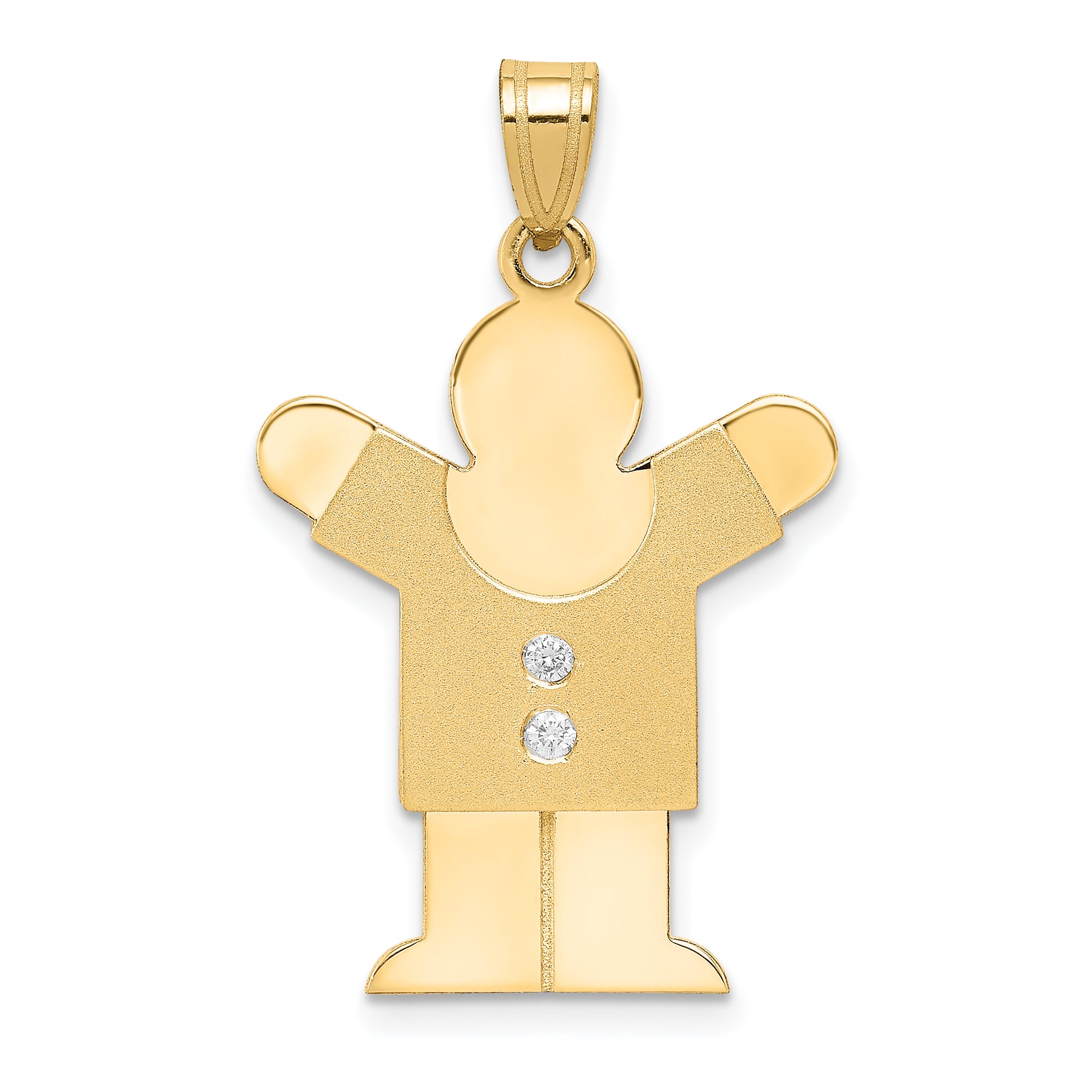 14k VS Diamond kid pendant
