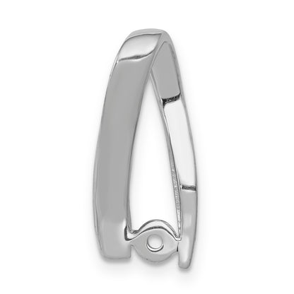 14k White Gold A Diamond Peg Slide