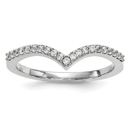 14kw Diamond V Ring