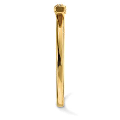 14ky Diamond Bar Ring