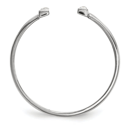 14kw Diamond Double Bar Ring