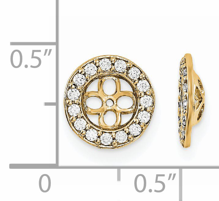 14KY AA Diamond Earring Jacket