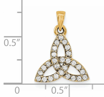 14KY AA Diamond Pendant