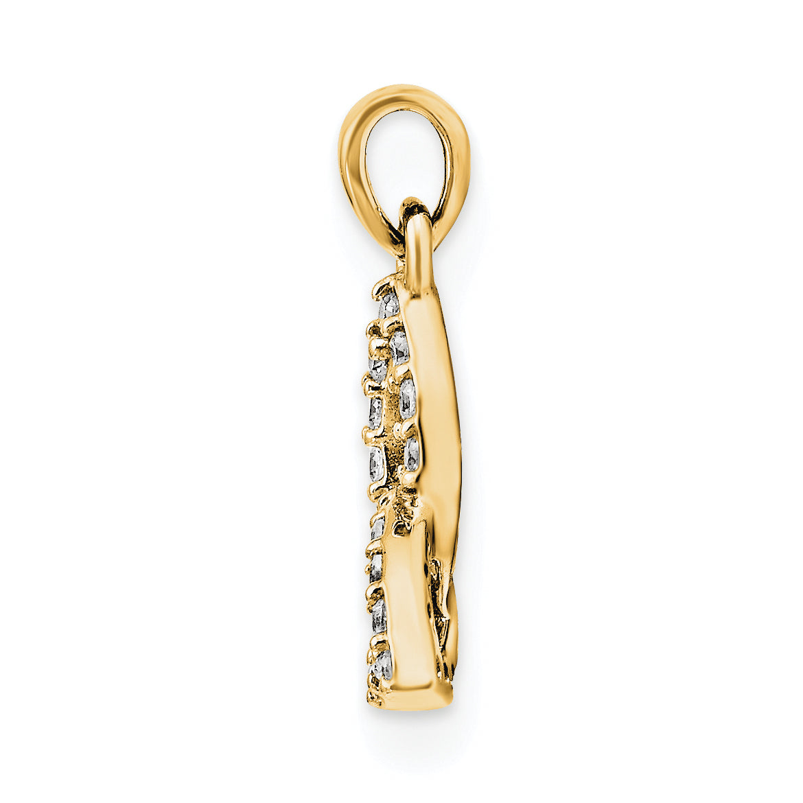 14KY AA Diamond Pendant