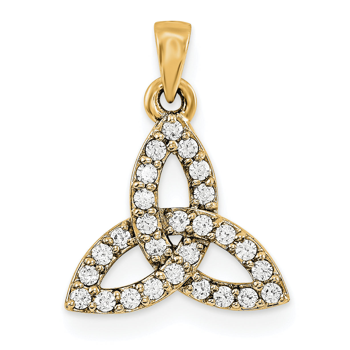 14KY AA Diamond Pendant