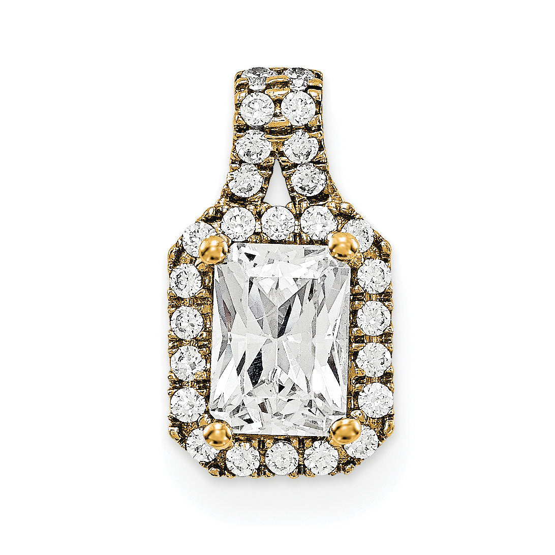 14KY AA Diamond Semi mount Pendant