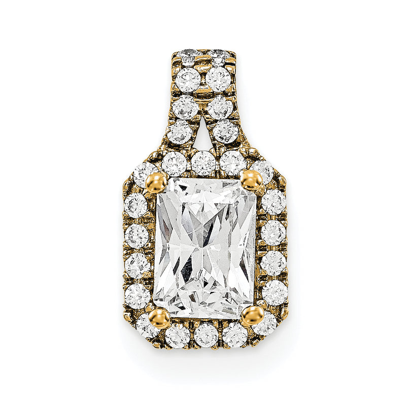 14KY AA Diamond Semi mount Pendant
